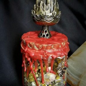 Witch's jar "My strength" with incense